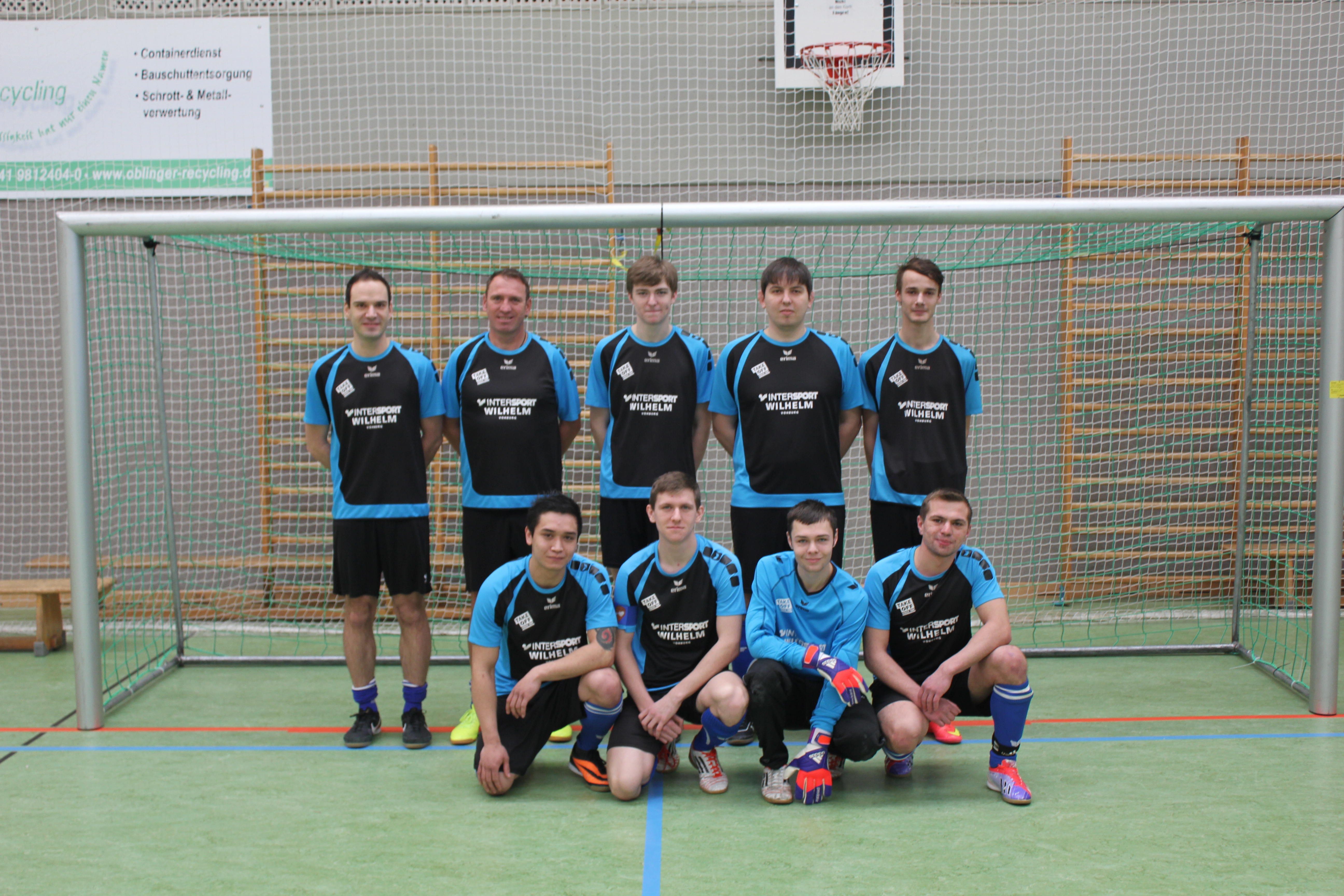 6. Platz beim Hallenturnier des FC Niederfeld